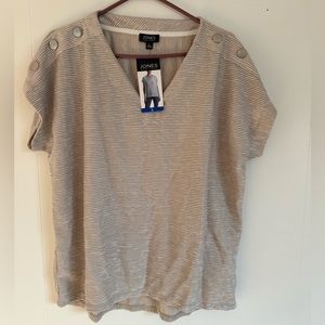 Women jones t shirt sz L